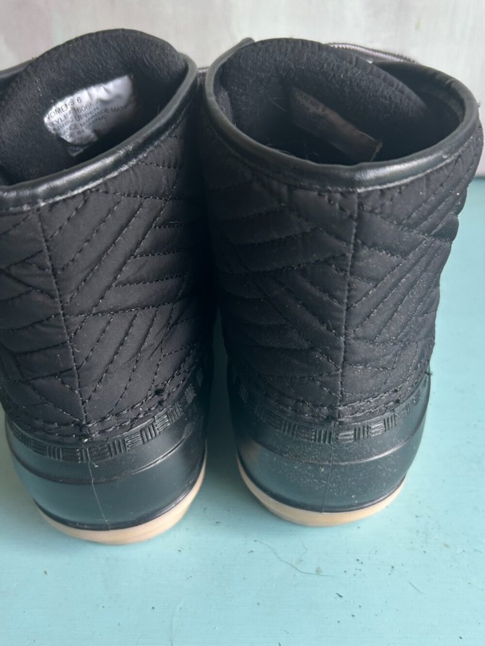 Magellan Outdoors Quilted Duck Boot Waterproof Rubber All Weather Size 6 - Picture 5 of 14